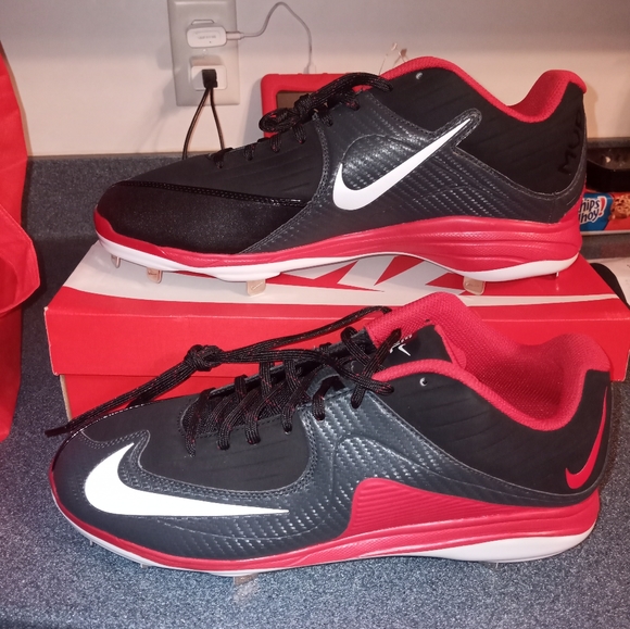 Mens Nike Air MVP Pro Baseball Metal 2 Cleats Sz 13.5 NWOT - Picture 3 of 12
